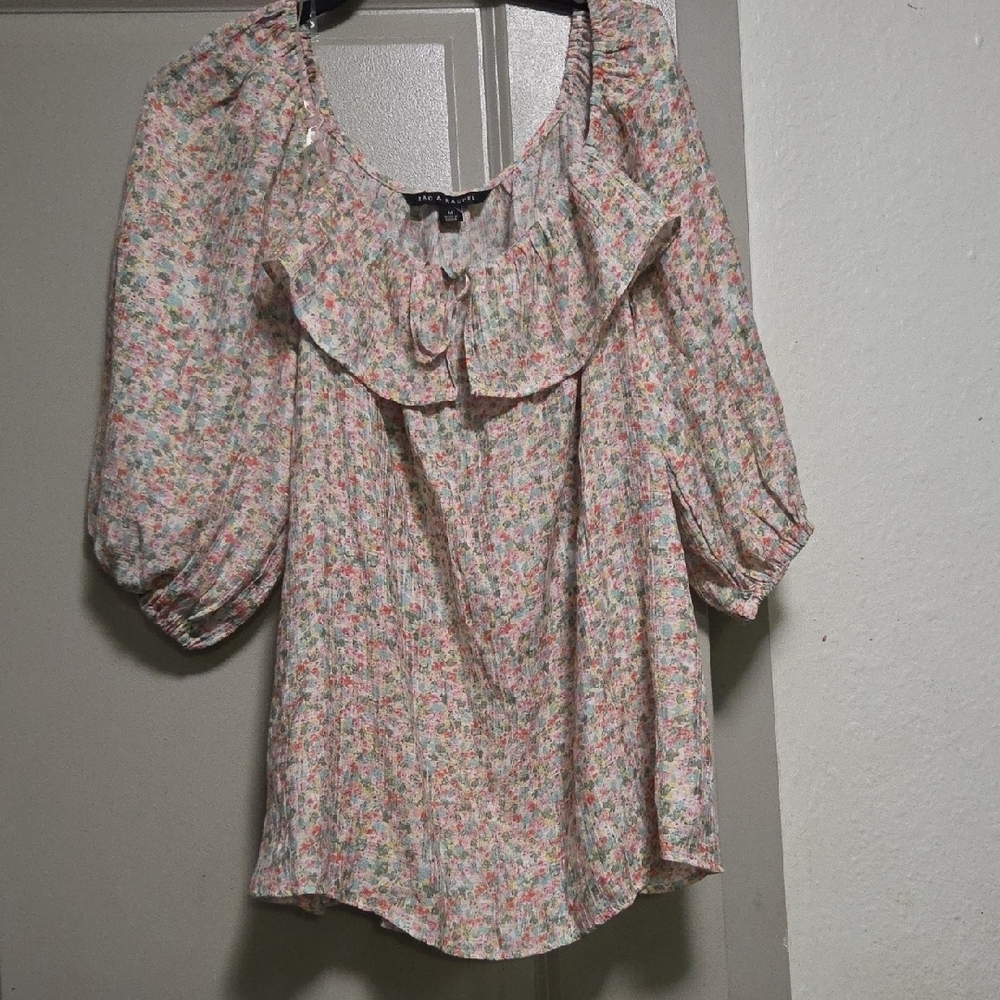 Zac & Rachel Multicolor Floral Blouse